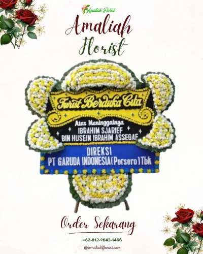 Papan Bunga Duka di Bulu