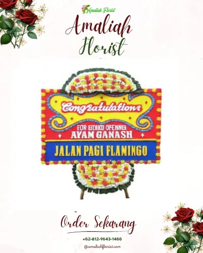 Bunga Papan Congratulation di Bulu
